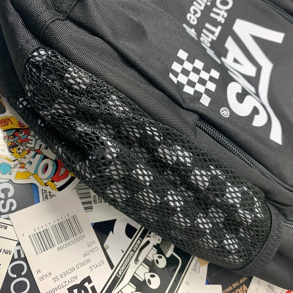 Vans Backpack Alumni Pack 3  Black White New With Tags - Picture 4 of 6